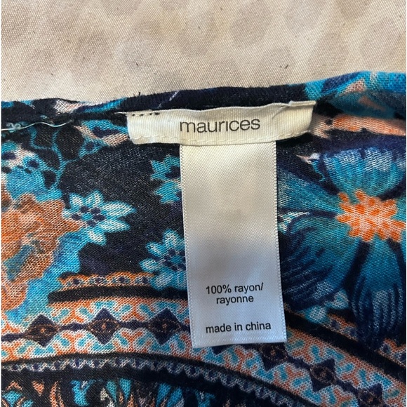 Abstract Short Sleeve Kimono O/S - Picture 4 of 4